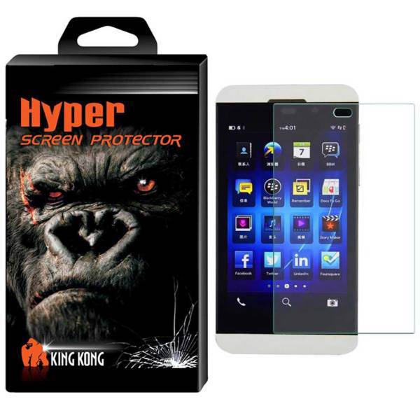 Hyper Protector King Kong Glass Screen Protector For Blackberry Z10، محافظ صفحه نمایش شیشه ای کینگ کونگ مدل Hyper Protector مناسب برای گوشی بلک بری Z10
