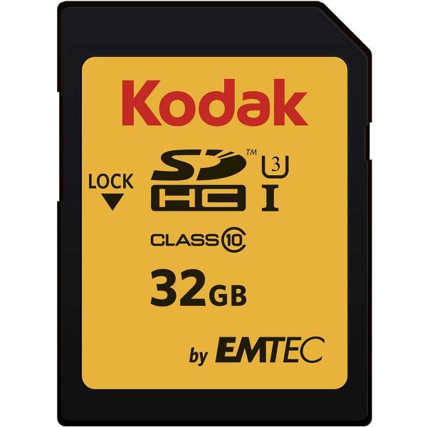 Emtec Kodak UHS-I U3 Class 10 95MBps 650X SDHC - 32GB، کارت حافظه SDHC امتک کداک کلاس 10 استاندارد UHS-I U3 سرعت 95MBps 650X ظرفیت 32 گیگابایت