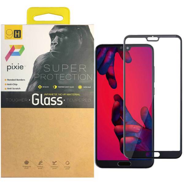 Pixie 5D Full Glue Tempered Glass Screen Protector For Huawei P20، محافظ صفحه نمایش شیشه ای پیکسی مدل 5D مناسب برای گوشی موبایل هوآوی P20