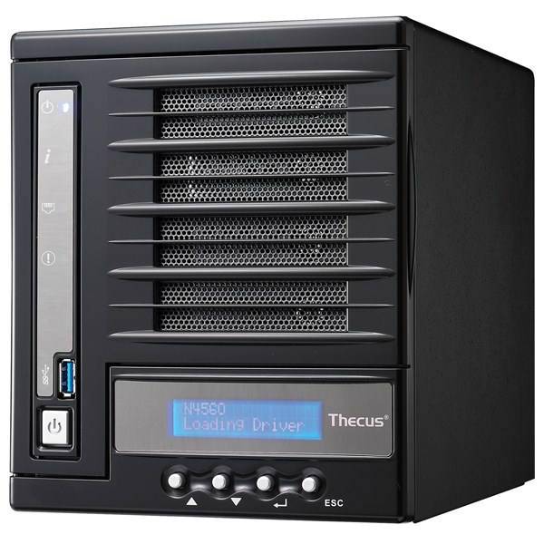 Thecus N4560 4-Bay NAS ServeriskLess، ذخیره ساز تحت شبکه 4Bay دکاس مدل N4560 بدون هارد دیسک