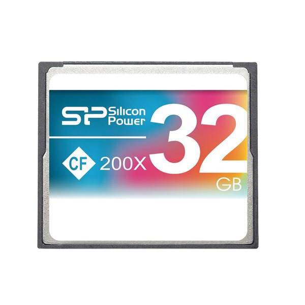 Silicon Power 32GB CF 200X، کارت حافظه سیلیکون پاور CF 32GB 200X