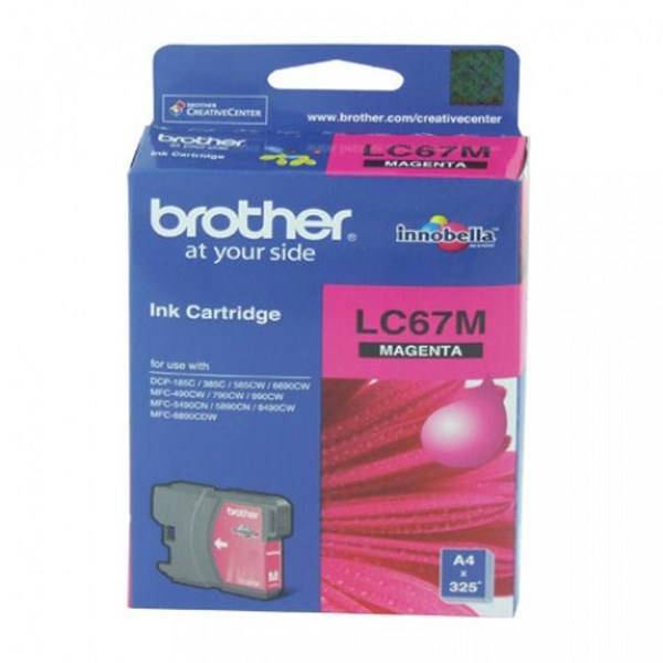 brother LC67M Cartridge، کارتریج پرینتر برادر LC67M (قرمز)