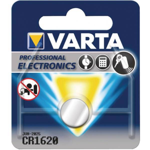 Varta CR1620 Battery، باتری سکه ای وارتا مدل CR1620