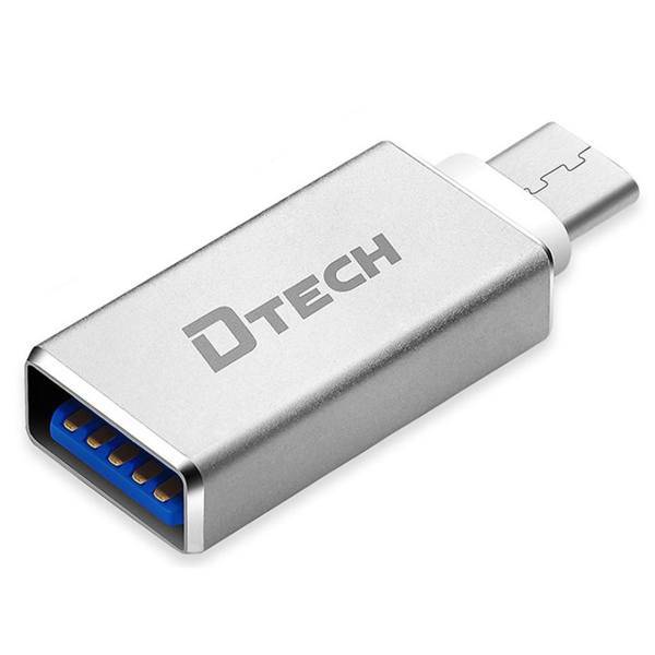 Dtech DT-T0001A Type-c to USB 3.0 Adapter، مبدل Type-C به USB3.0 دیتک مدل DT-T0001A
