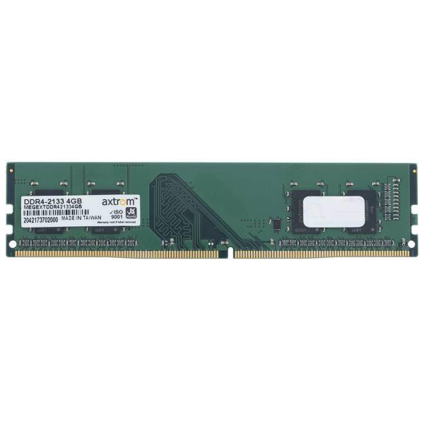 Axtrom DDR4 2133MHz Single Channel Desktop RAM 4GB، رم دسکتاپ DDR4 تک کاناله 2133 مگاهرتز اکستروم ظرفیت 4 گیگابایت