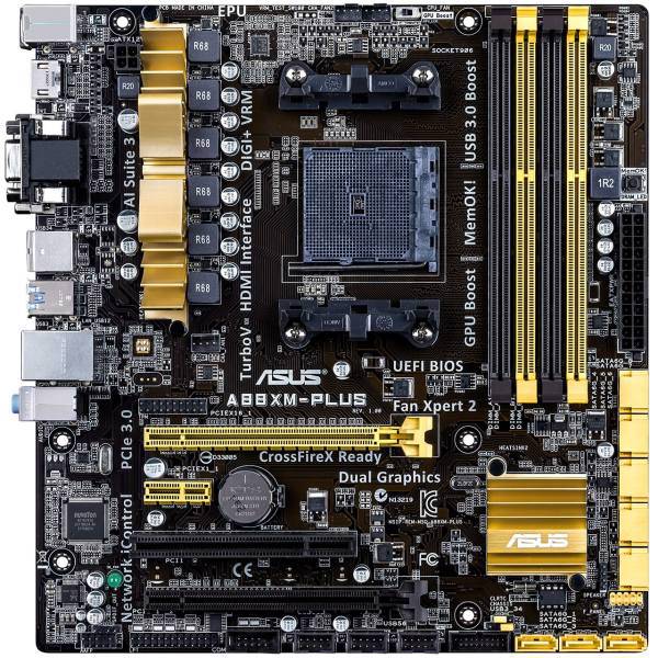 ASUS A88XM-Plus Motherboard، مادربرد ایسوس مدل A88XM-Plus