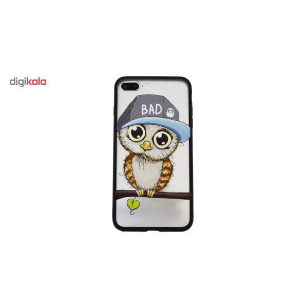 Kenzo Bad Owl Pc Case For Iphone 7Plus/8Plus، کاور سخت دور ژله ای کنزو مدل Bad Owl مناسب برای آیفون 7 پلاس / 8 پلاس
