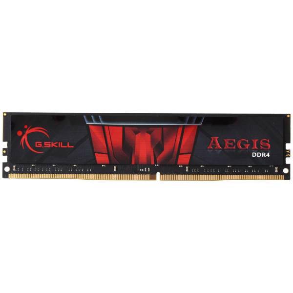 G.SKILL AEGIS DDR4 2400MHz CL15 Single Channel Desktop RAM - 16GB، رم دسکتاپ DDR4 تک کاناله 2400 مگاهرتز CL15 جی اسکیل مدل AEGIS ظرفیت 16 گیگابایت