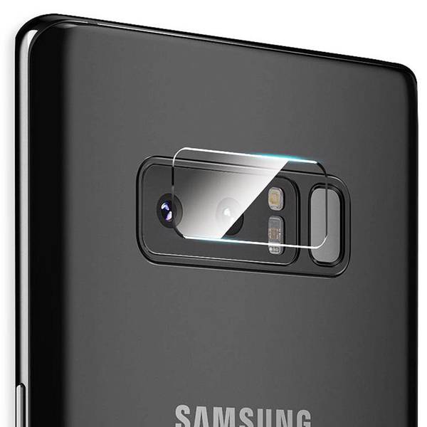 محافظ لنز دوربین شیشه ای انزو مدل تمپرد مناسب برای گوشی موبایل سامسونگ Galaxy Note 8