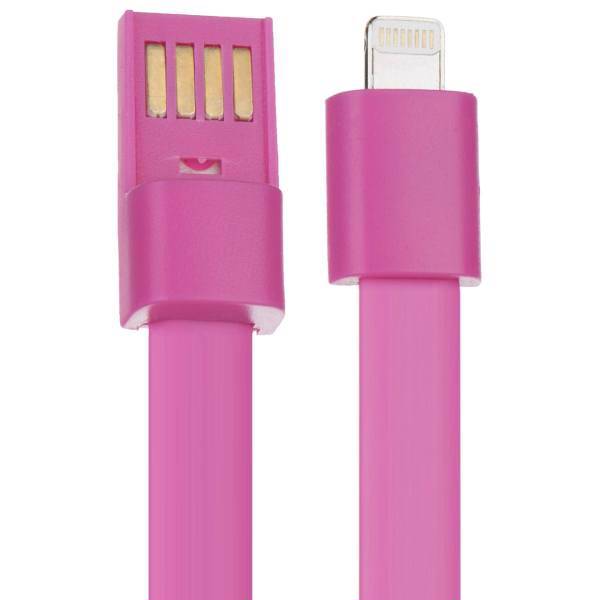 USB to Lightning bracelet charger cable 0.22m، کابل دستبندی تبدیل USB به لایتنینگ طول 0.22 متر