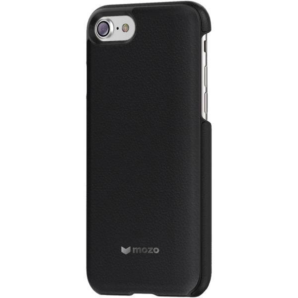 Mozo Black Leather Cover For Apple iPhone 7، کاور موزو مدل Black Leather مناسب برای گوشی موبایل آیفون 7