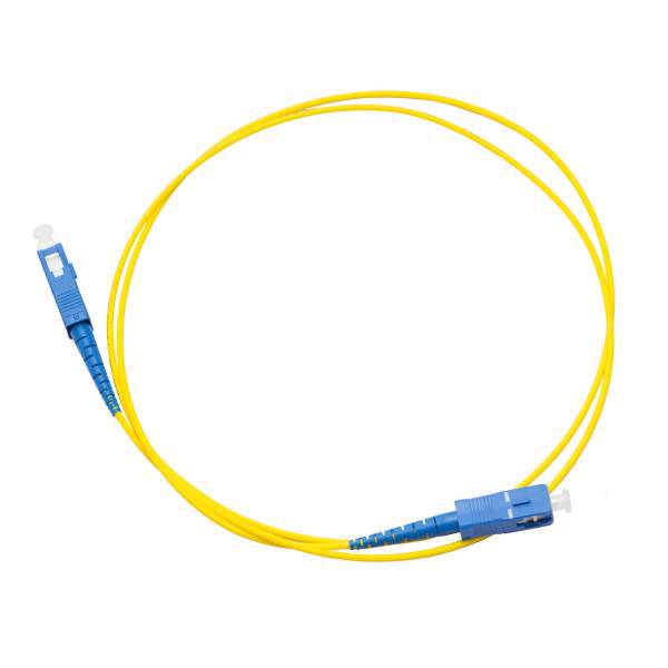 Pach cord fiber sc-sc single mode 3m espod، کابل پچ کورد فیبرنوری سینگل مود اسپاد مدل sc به sc طول3 متر
