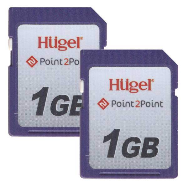 Hugel Point 2 Point 1 G UHS-I U3 Class 10 100MBps SD Card 1GB Set Pack of 2، کارت حافظه SD هوگل مدل Point 2 Point 1 G کلاس 10 استاندارد UHS-I U3 سرعت 100MBps ظرفیت 1 گیگابایت بسته 2 عددی
