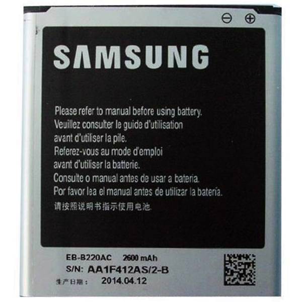 Samsung EB-B220AC 2600mAh Cell Mobile Phone Battery For Samsung Galaxy Grand 2، باتری موبایل سامسونگ گالکسی مدل EB-B220AC با ظرفیت 2600mAh مناسب برای گوشی موبایل سامسونگ Grand 2