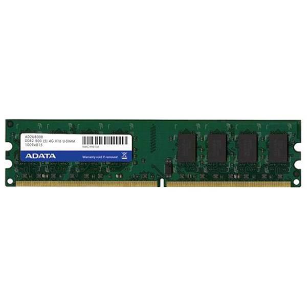 Adata Premier 2GB DDR2 800MHz U-DIMM RAM، رم کامپیوتر ای دیتا مدل Premier DDR2 800MHz U-DIMM ظرفیت 2 گیگابایت
