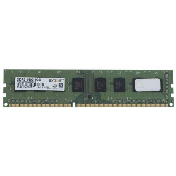 Axtrom DDR3 1600MHz Single Channel Desktop RAM 8GB، رم دسکتاپ DDR3 تک کاناله 1600 مگاهرتز اکستروم ظرفیت 8 گیگابایت