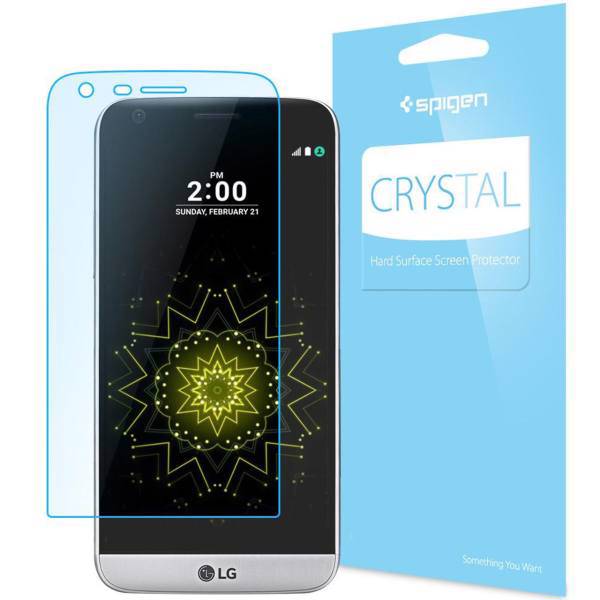 Spigen Crystal Screen Protector For LG G5، محافظ صفحه نمایش اسپیگن مدل Crystal مناسب برای گوشی موبایل ال جی G5