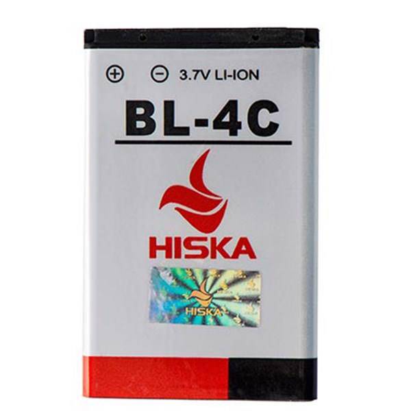 Hiska BL-4C 860mAh Battery، باتری هیسکا مدل BL-4C با ظرفیت 860 میلی آمپر ساعت