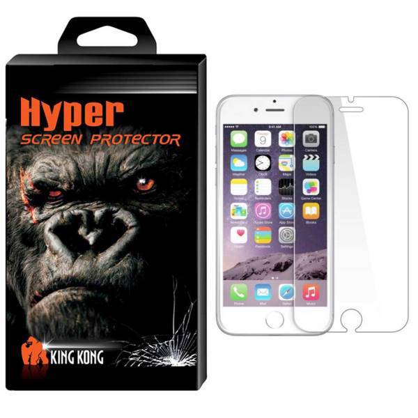 Hyper Protector King Kong Tempered Glass Screen Protector For Apple Iphone 6/6S، محافظ صفحه نمایش شیشه ای کینگ کونگ مدل Hyper Protector مناسب برای گوشی اپل آیفون 6/6S