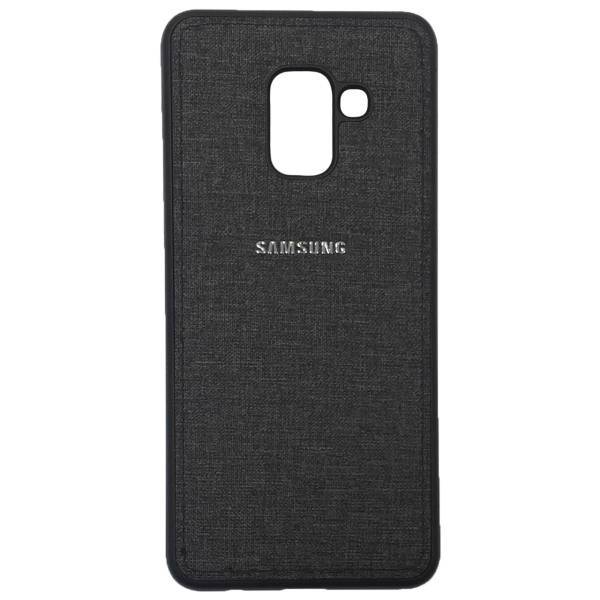 TPU Cloth Design Cover For Samsung Galaxy A8 2018، کاور ژله ای طرح پارچه مناسب برای گوشی موبایل سامسونگ Galaxy A8 2018