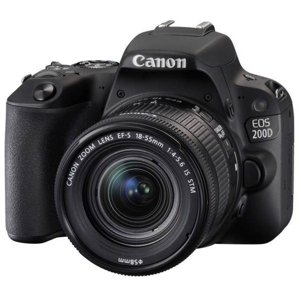 Canon EOS 200D Digital Camera with EF-S 18-55 mm f/4.5-5.6 IS STM Lens، دوربین دیجیتال کانن مدل EOS 200D به همراه لنز EF-S 18-55 mm f/4.5-5.6 IS STM