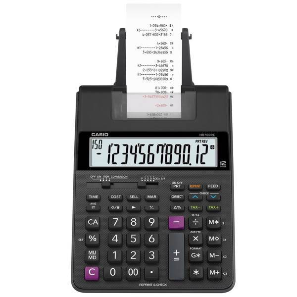 Casio HR-100RC Calculator، ماشین حساب کاسیو مدل HR-100RC