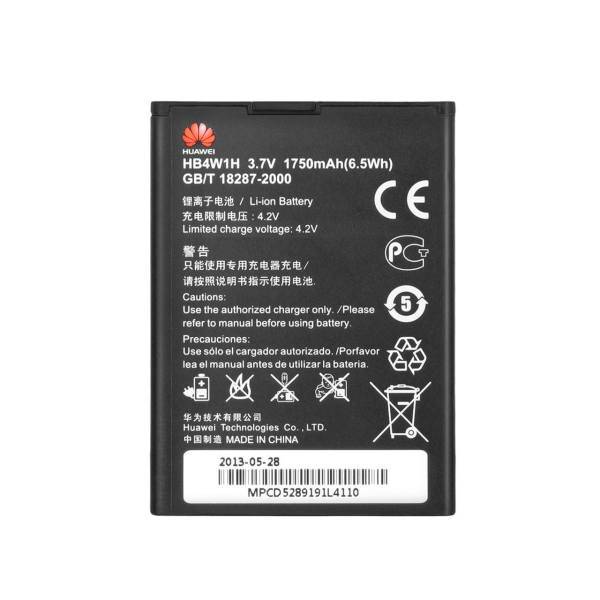 Huawei HB4W1H 1750 mAh Mobile Phone Battery For Huawei G510، باتری موبایل هوآوی مدل HB4W1H با ظرفیت 1750mAh مناسب برای گوشی موبایل هوآوی G510