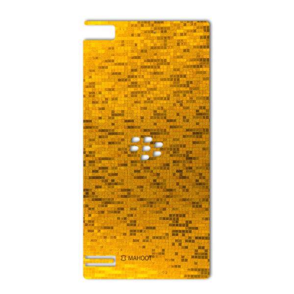 MAHOOT Gold-pixel Special Sticker for BlackBerry Z3، برچسب تزئینی ماهوت مدل Gold-pixel Special مناسب برای گوشی BlackBerry Z3