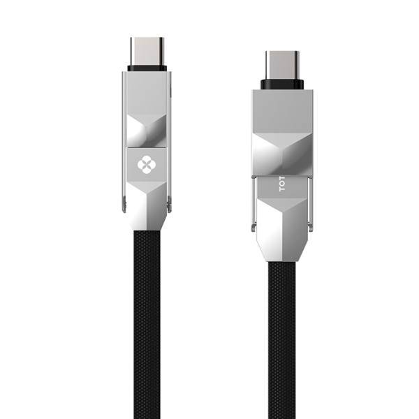 Totu Godzilla USB To Lightning And Type-C Cable 1.2m، کابل تبدیل USB به Lightning و Type-C توتو مدل Godzilla به طول 1.2 متر
