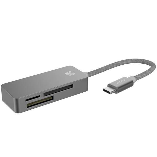 Kanex K181-1031-SG8I Card Reader With USB-C Connector، کارت خوان کنکس مدل K181-1031-SG8I با کانکتور USB-C