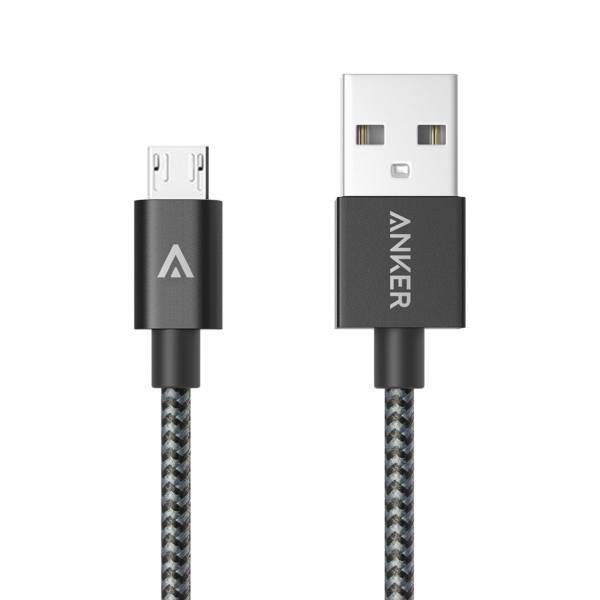 کابل تبدیل USB به Micro USB انکر مدل A7111 طول 90 سانتیمتر