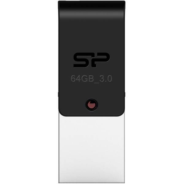 Silicon Power X31 USB 3.0 OTG Flash Memory - 64GB، فلش مموری USB 3.0 OTG سیلیکون پاور مدل X31 ظرفیت 64 گیگابایت