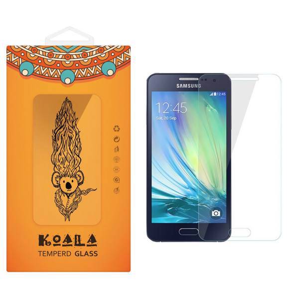 KOALA Tempered Glass Screen Protector For Samsung Galaxy A3 2015، محافظ صفحه نمایش شیشه ای کوالا مدل Tempered مناسب برای گوشی موبایل سامسونگ Galaxy A3 2015