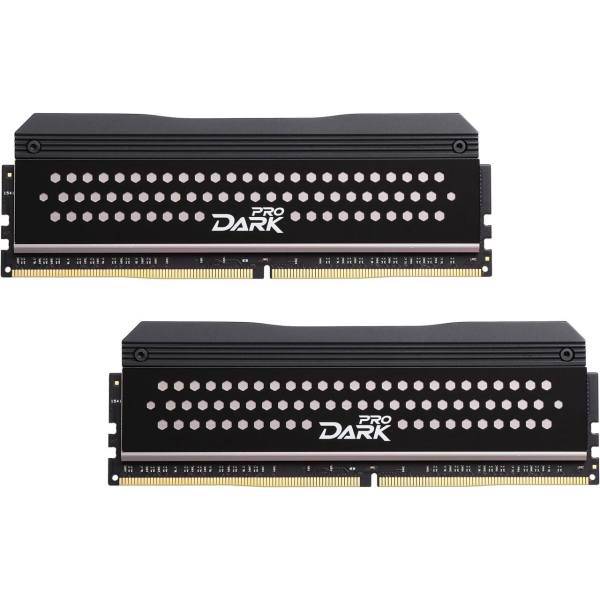 Team Group Dark Pro DDR4 3200MHz CL16 Dual Channel Desktop RAM - 16GB، رم دسکتاپ DDR4 دو کاناله 3200 مگاهرتز CL16 تیم گروپ مدل Dark Pro ظرفیت 16 گیگابایت