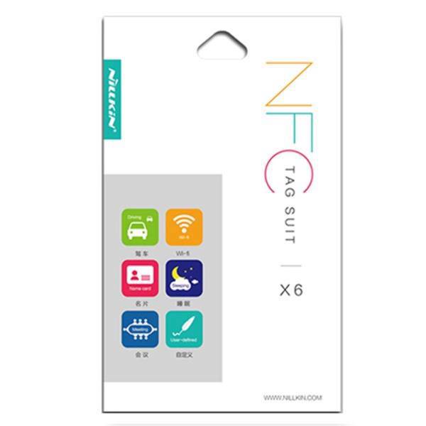 Nillkin NFC Smart Tag X6-NFC، تگ NFC اسمارت نیلکین مدل X6-NFC - بسته 6 عددی