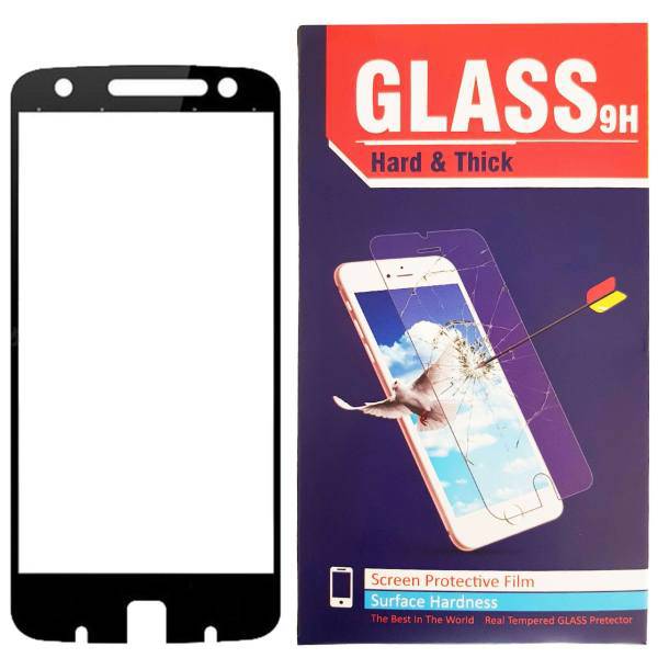 محافظ صفحه نمایش شیشه ای Hard and thick مدل full cover مناسب برای گوشی موبایل موتورولا MOTO Z/MOTO Z PLAY