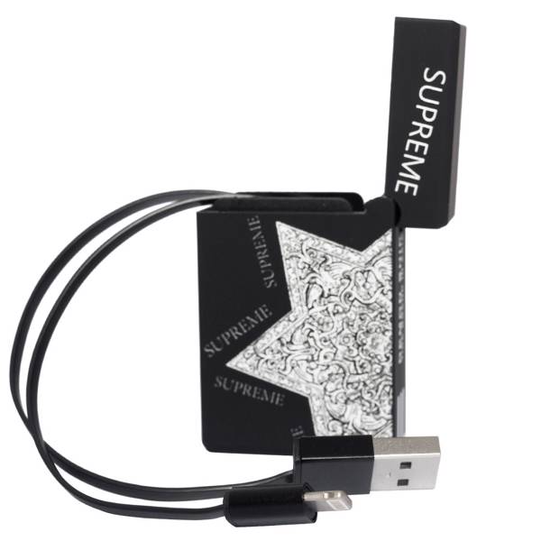D and M Supreme Star USB to Lightning Cable 80cm، کابل تبدیل USB به Lightning دی اند ام مدل Supreme Star به طول 80 سانتی متر