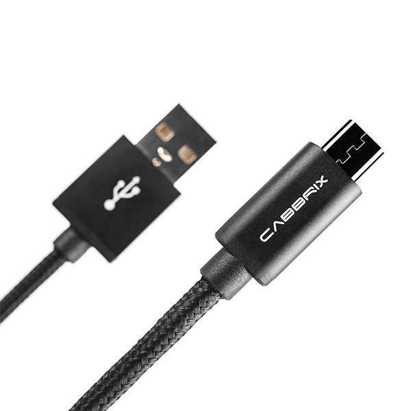 Cabbrix Micro USB To USB Aluminium Cable 1m، کابل تبدیل USB به microUSB کابریکس به طول 1 متر