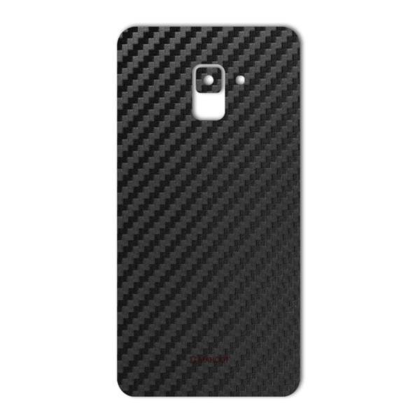 MAHOOT Carbon-fiber Texture Sticker for Samsung A8 Plus 2018، برچسب تزئینی ماهوت مدل Carbon-fiber Texture مناسب برای گوشی Samsung A8 Plus 2018