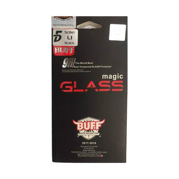 BUFF 5D Screen Protector Glass For Sony xperia L1، محافظ صفحه نمایش شیشه ای باف مدل 5D مناسب برای گوشی سونی اکسپریاL1