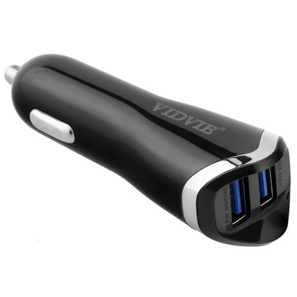 VIDVIE SPEED USB Car Charger، شارژر فندکی ویدوی مدل Speed Charging به همراه یک عدد کابل micro USB