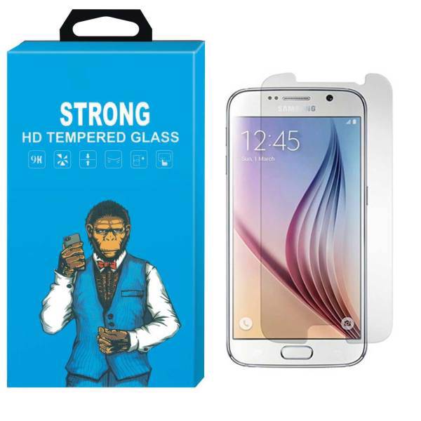 Strong Tempered Glass Screen Protector For Samsung Galaxy S6، محافظ صفحه نمایش شیشه ای تمپرد مدل Strong مناسب برای گوشی سامسونگ گلکسی S6