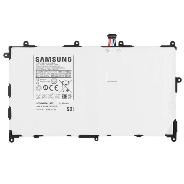 باتری تبلت سامسونگ مدل SP368487A با ظرفیت 6100 میلی آمپر مناسب برای Galaxy Tab 8.9
