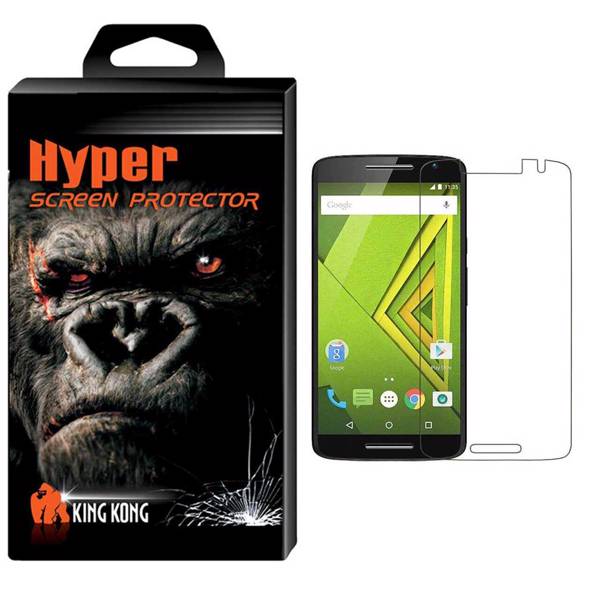 Hyper Protector King Kong Glass Screen Protector For Motorola Moto X Play، محافظ صفحه نمایش شیشه ای کینگ کونگ مدل Hyper Protector مناسب برای گوشی موتورولا Moto X Play