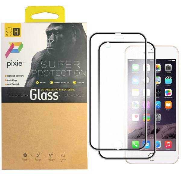 Pixie Titanium Front and Back Full Glue Glass Screen Protector For Apple iPhone 8، محافظ صفحه نمایش تمام چسب شیشه ای پشت و جلوی پیکسی مدل Titanium مناسب برای گوشی اپل آیفون 8