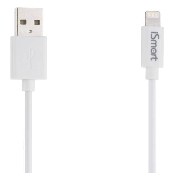 iSmart IM-318 USB To Lightning Cable 1m، کابل تبدیل USB به لایتنینگ آی اسمارت مدل IM-318 به طول 1 متر