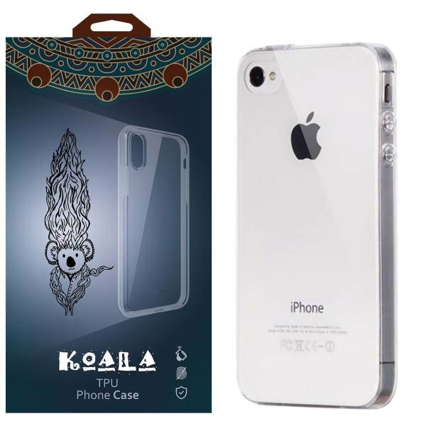 Koala Round TPU Cover For Apple iPhone 4S، کاور کوالا مدل Round TPU مناسب برای گوشی موبایل اپل آیفون 4S