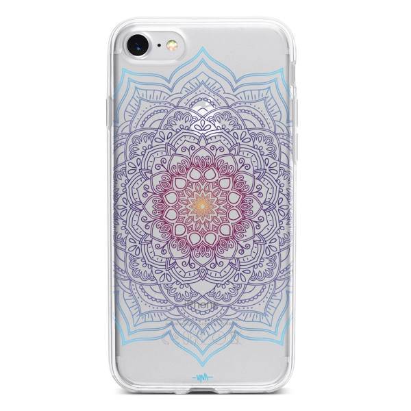 Rainbow Flower Mandala Case Cover For iPhone 7 /8، کاور ژله ای وینا مدل Rainbow Flower Mandala مناسب برای گوشی موبایل آیفون 7 و 8