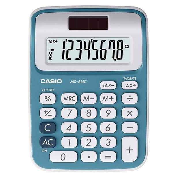Casio MS-6 NC Calculator، ماشین حساب کاسیو مدل MS-6NC برای سطح مقطع سوم دبستان