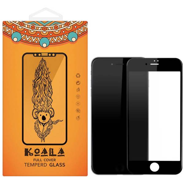 KOALA Matte Full Cover Glass Screen Protector For Apple iphone 7/8، محافظ صفحه نمایش شیشه ای مات کوالا مدل Full Cover مناسب برای گوشی موبایل اپل آیفون 7/8